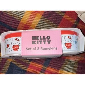 Nwt Sanrio Hello Kitty Ramekins Viral TikTok Valentine's day, Love Theme Cook